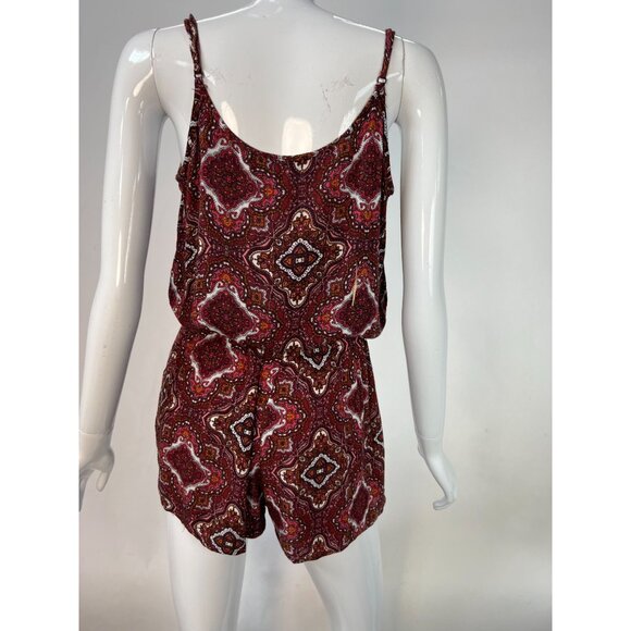 Vintage-Inspired Ambiance Paisley Print Romper S - Picture 4 of 16